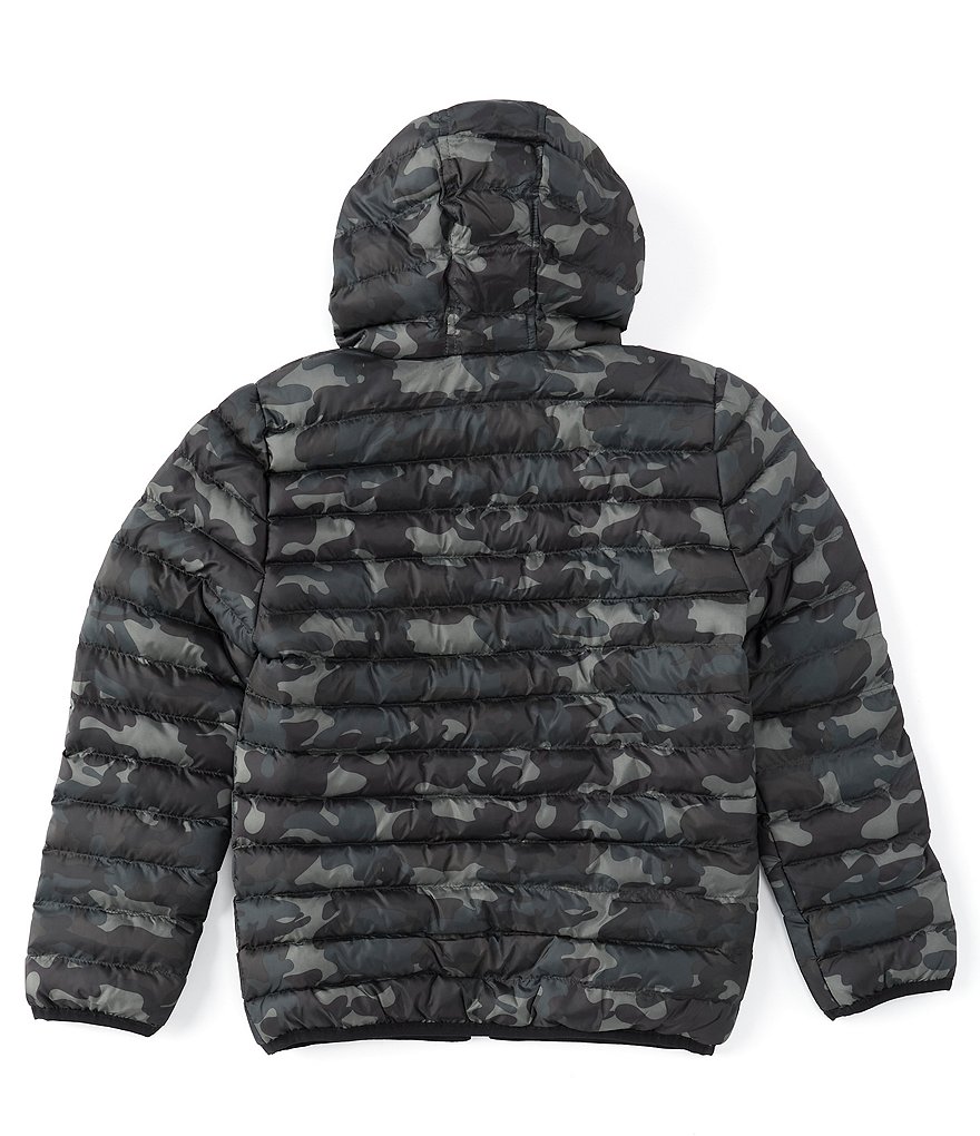 First Wave Big Boys 8-20 Brown Pleather Moto Jacket