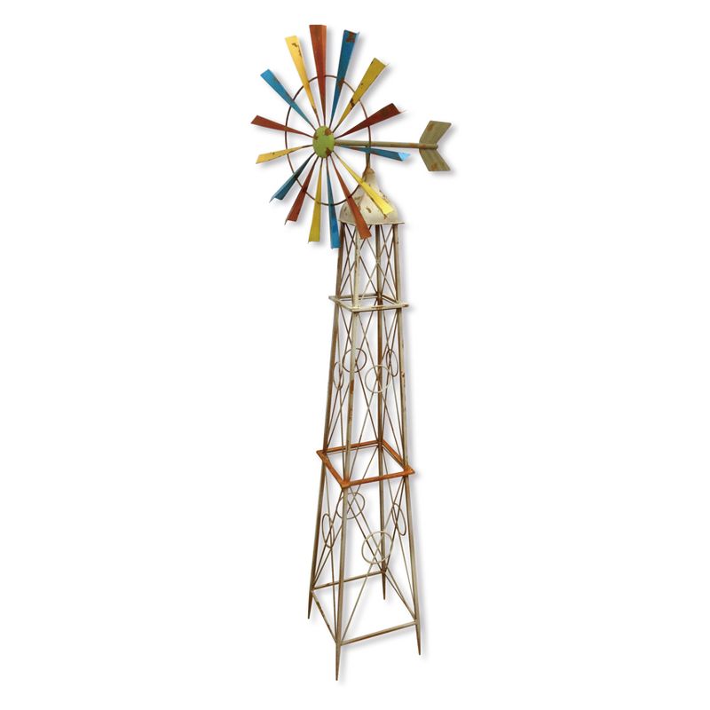 63"H Metal Outdoor Sculpture - Backyard Expressions