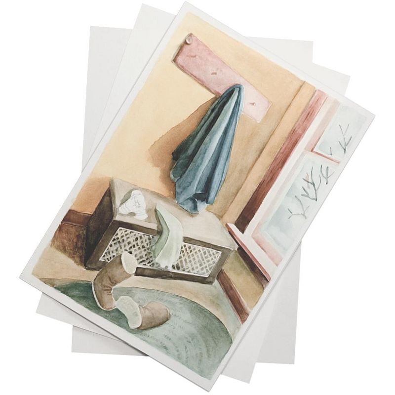 Sax Watercolor Paper, 12 x 18 Inches, 90 lb, Natural White, 100 Sheets