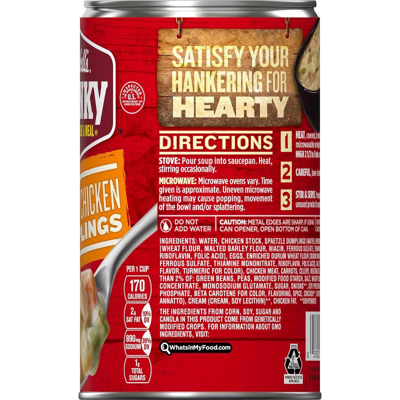 Campbell's Chunky Creamy Chicken & Dumplings Soup - 18.8oz