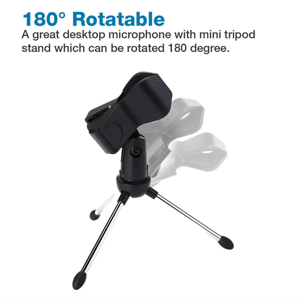 Professional USB Condenser Microphone Studio Sound Recording Mic w/Stand Tripod