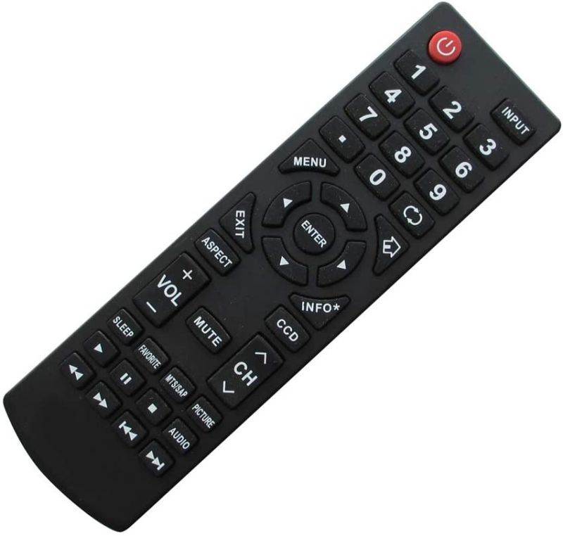 Replacement Remote Control for Dynex DX-19E220A12 DX-24E310NA15 DX-L32-10A DX-L26-10A DX-R20TR DX26LD150A11A DX26LD150A11B DX26LD150A11C DX26LD150A11D DX32LD150A11A LCD LED HDTV TV