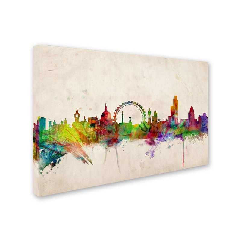22" x 32" London Skyline by Michael Tompsett - Trademark Fine Art