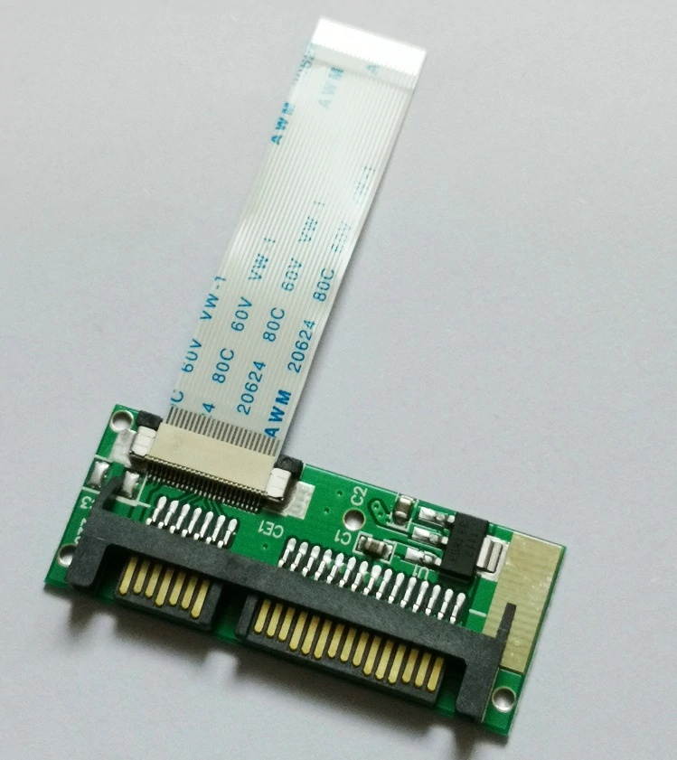 1.8" ZIF/LIF CE HDD Hard Disk Drive SSD to 7+15 22 Pin SATA Adapter Converter