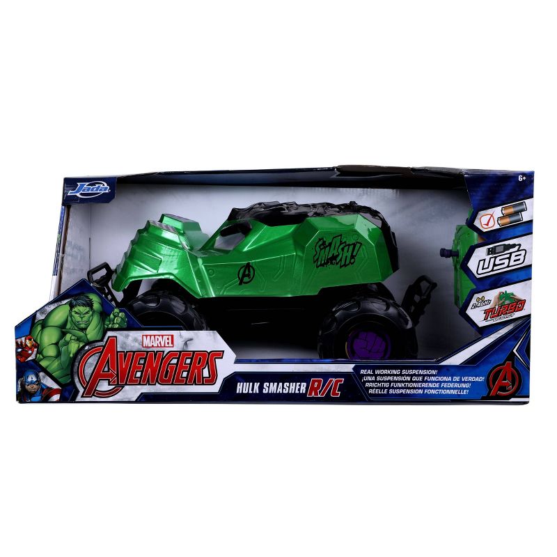 Marvel Hulk Smasher Radio Control Vehicle 1:14 Scale - Green