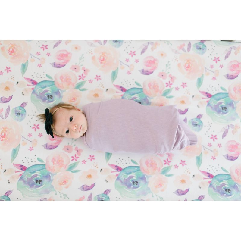 Copper Pearl Premium Crib Sheet - Bloom