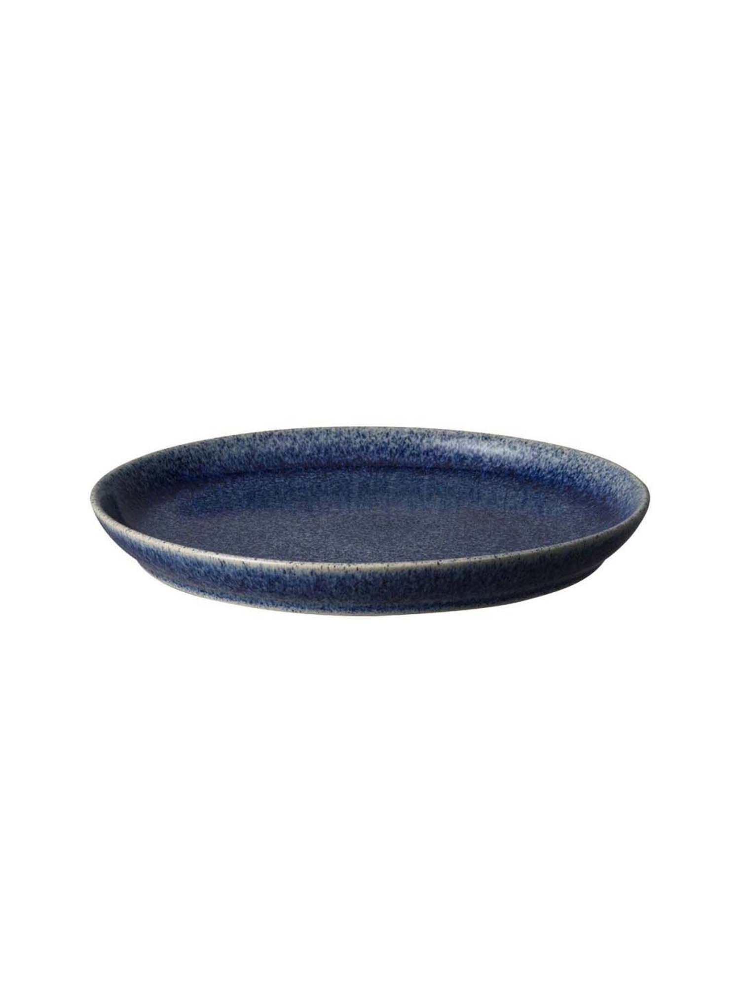 DENBY Studio Blue Stoneware Cobalt Coupe Dinner Plate (26 cm) - Set of 1