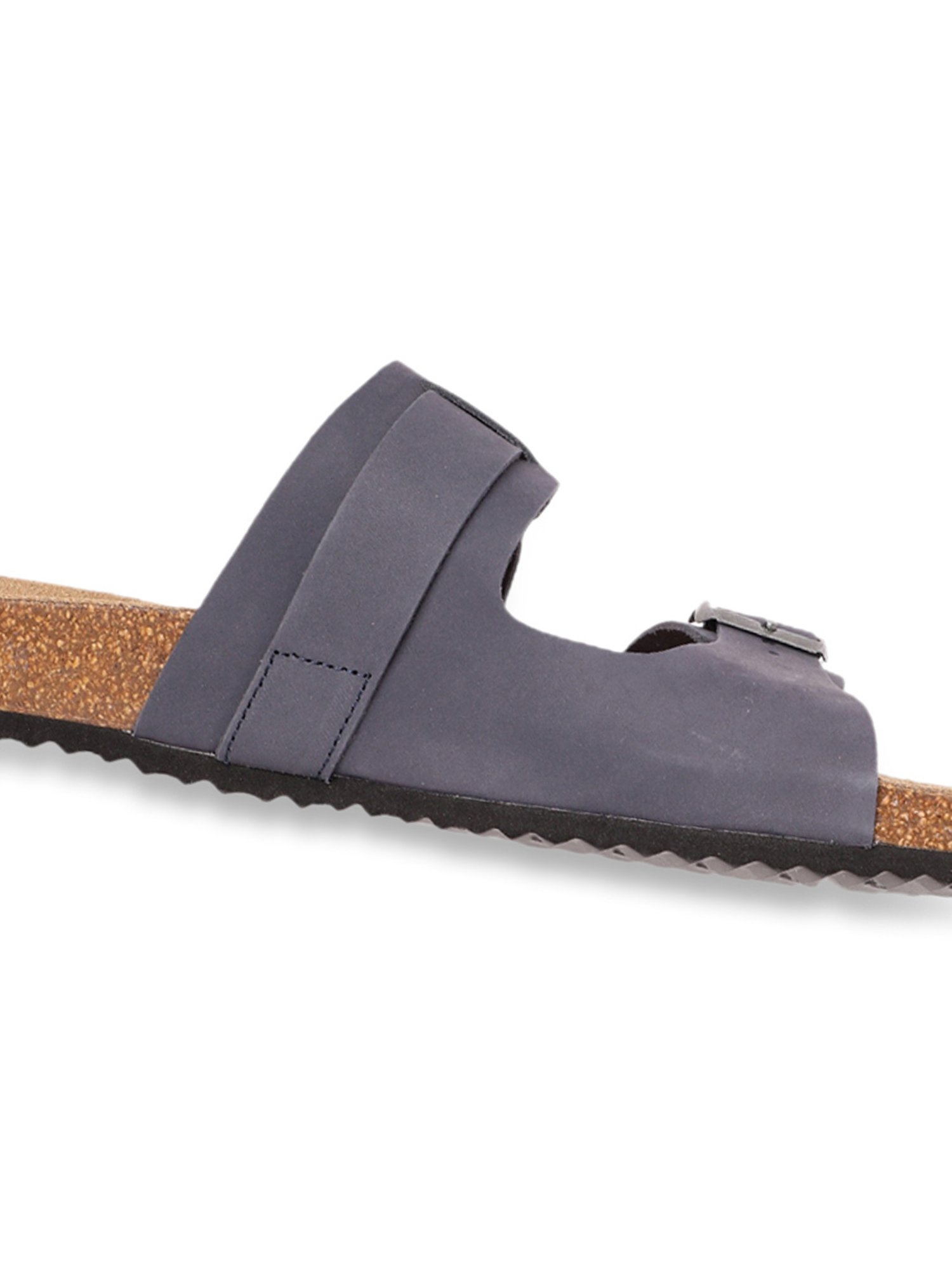 Geox Men's Ghita Navy Leather Casual Sandals