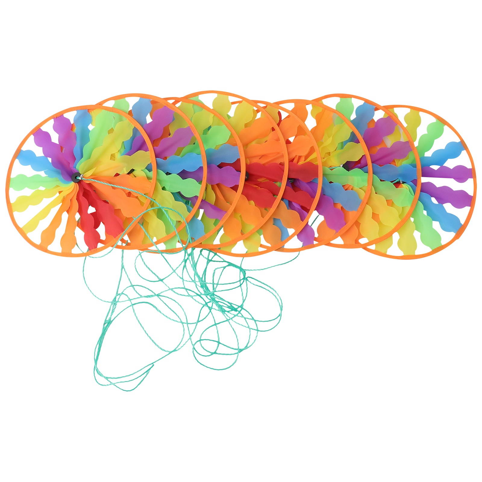 1 String of Yard Hanging Windmills Outdoor Windmills Garden Adornments for Yard Garden