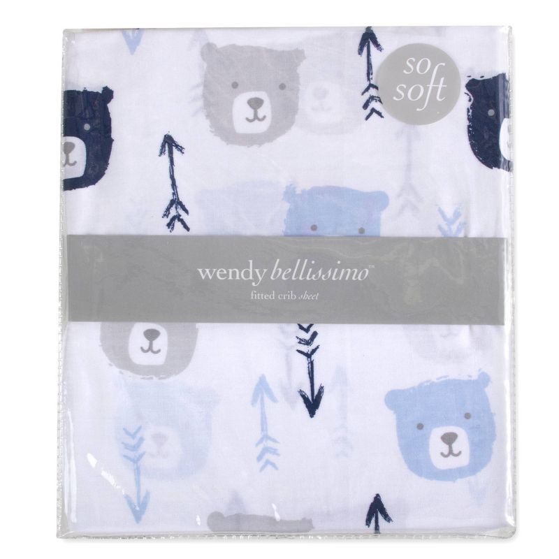 Wendy Bellissimo Bear Crib Sheet