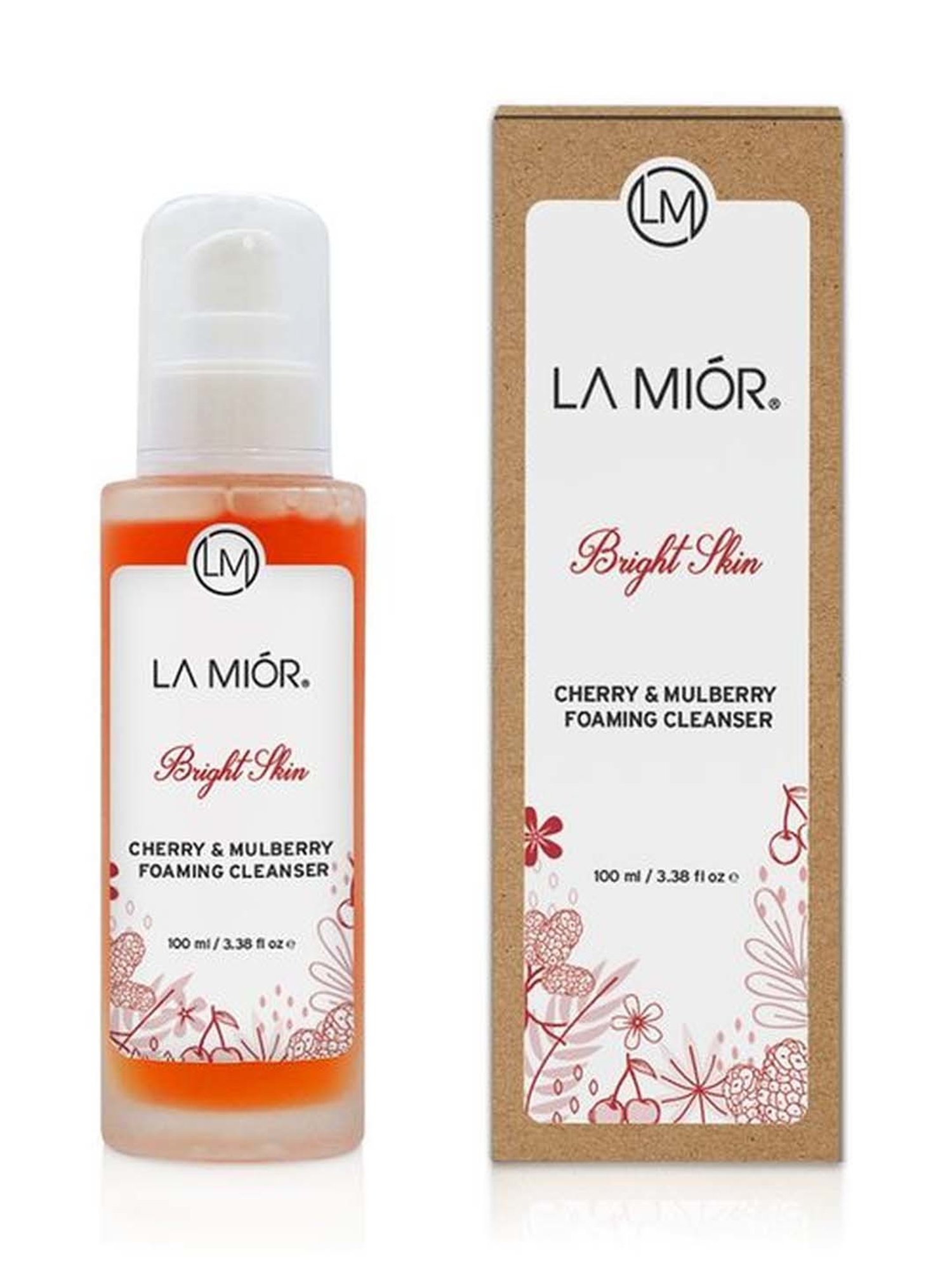 LA MIOR Bright Skin Cherry & Mulberry Foaming Cleanser - 100 ml