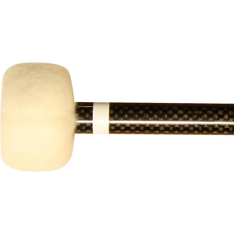 Black Swamp Percussion CF5 Carbon Fiber Timpani Mallets Cartwheel Leather Core (White)