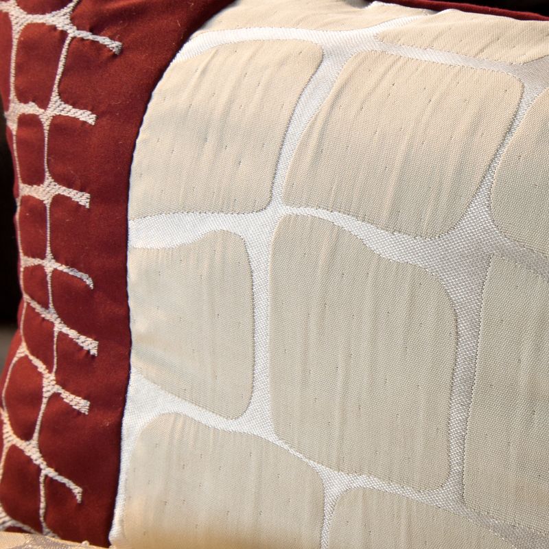 Ashley 9 Piece Comforter Set (Queen) Burgundy - Yorkshire Home