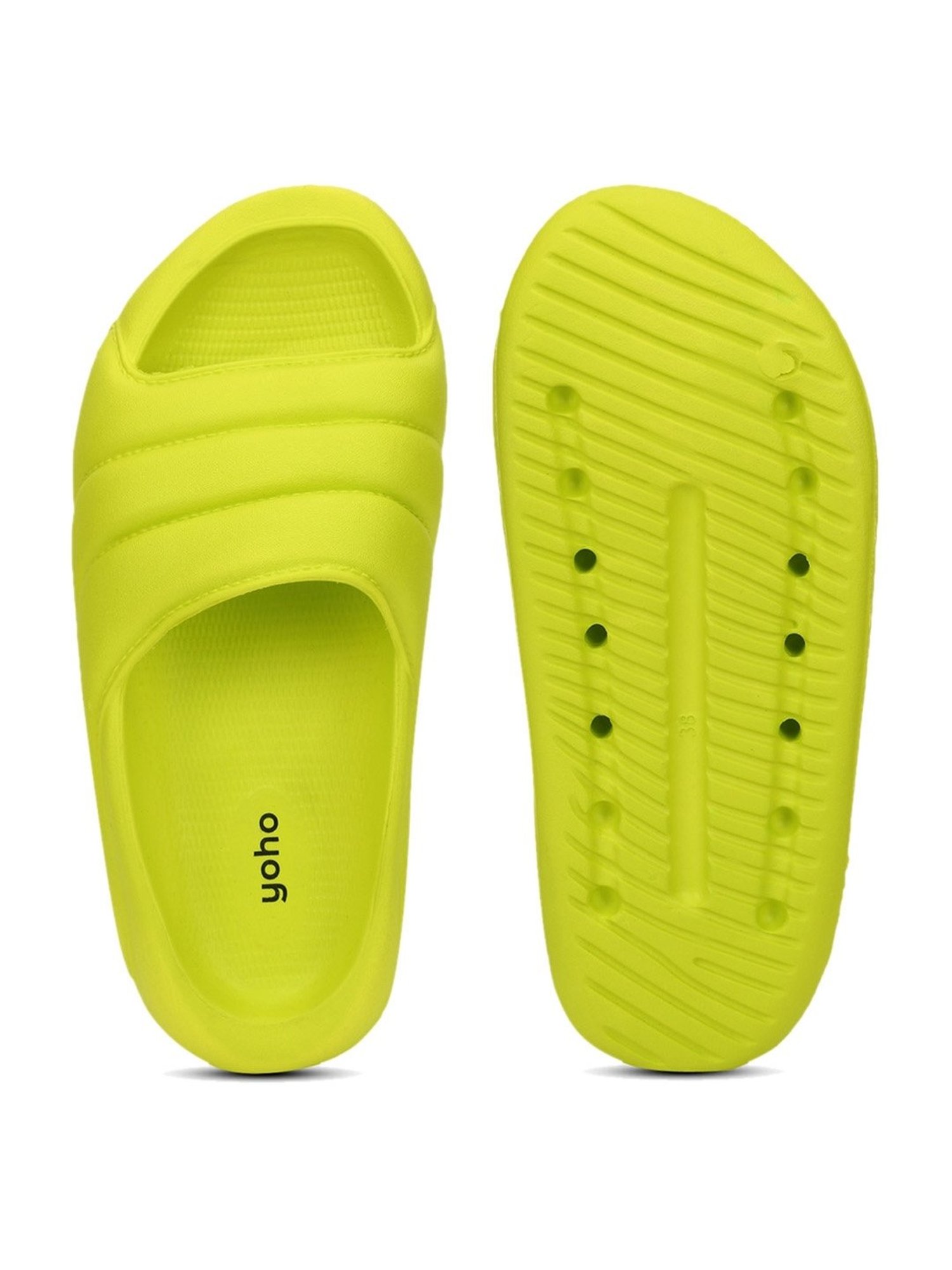 Yoho Women's Dolphy Pastel Green Slides