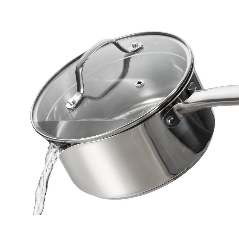 T-fal Performa Stainless Steel 3qt Covered Saucepan