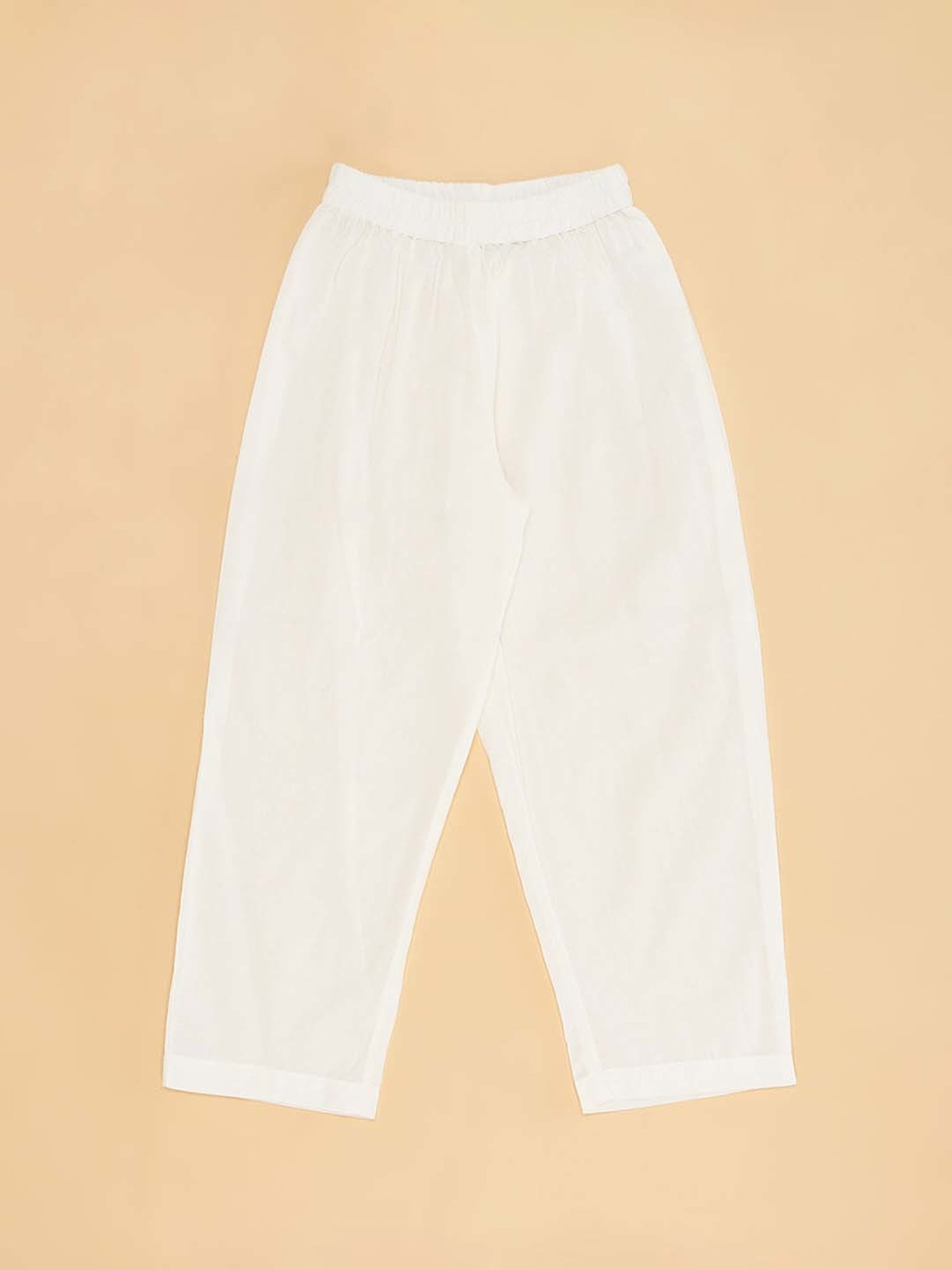 YU by Pantaloons Kids Navy & White Cotton Embroidered Full Sleeves Kurta Set