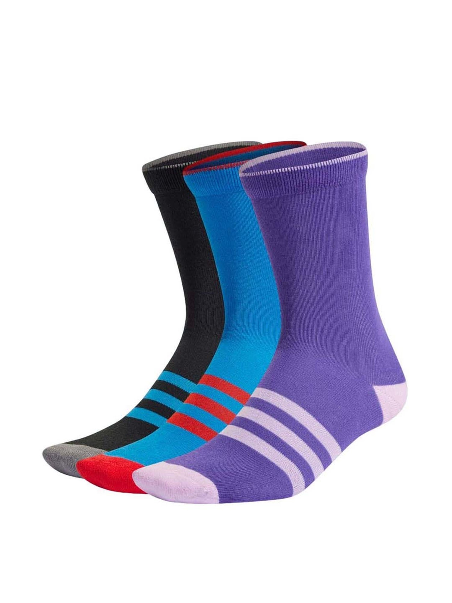 Adidas Classic Lego Multicolor Crew Socks - Pack of 3