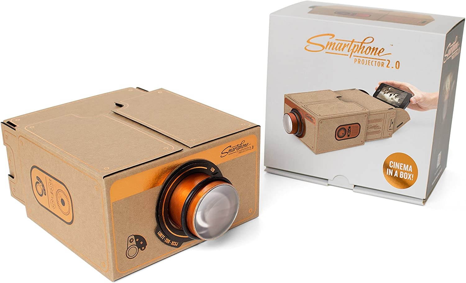 Luckies of London (LUKPRO2C) Smartphone Projector 2.0, Portable Phone Projector, Copper