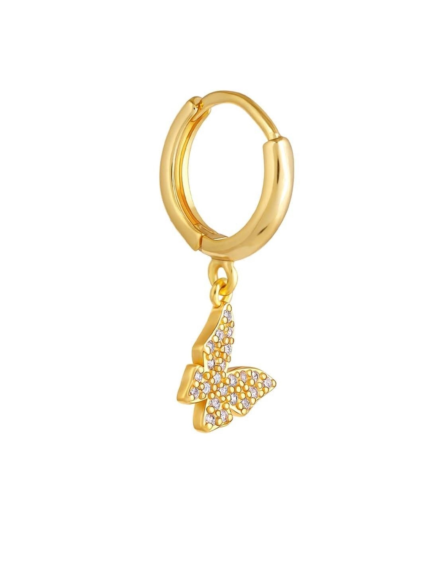 GIVA 92.5 Sterling Silver Fluttering Butterfly Earrings for Women