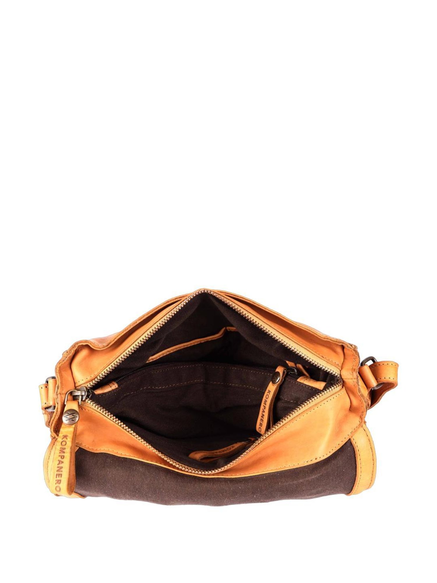 KOMPANERO Valentina Tan Textured Cross Body Bag