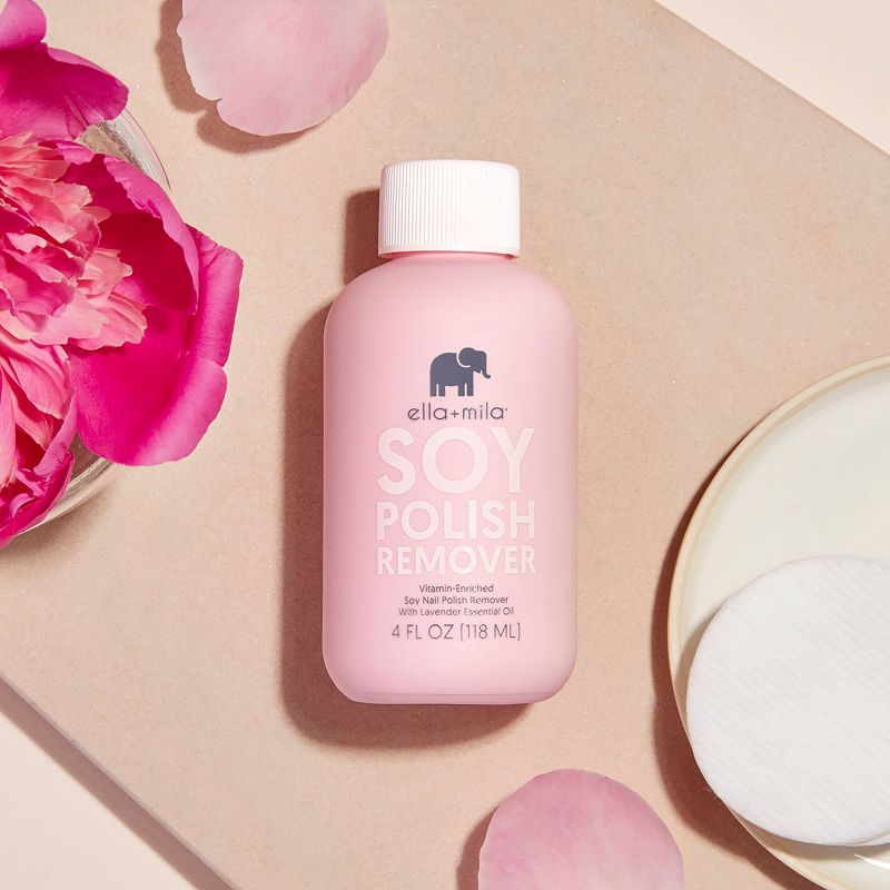 ella+mila Soy Nail Polish Remover - 4 fl oz