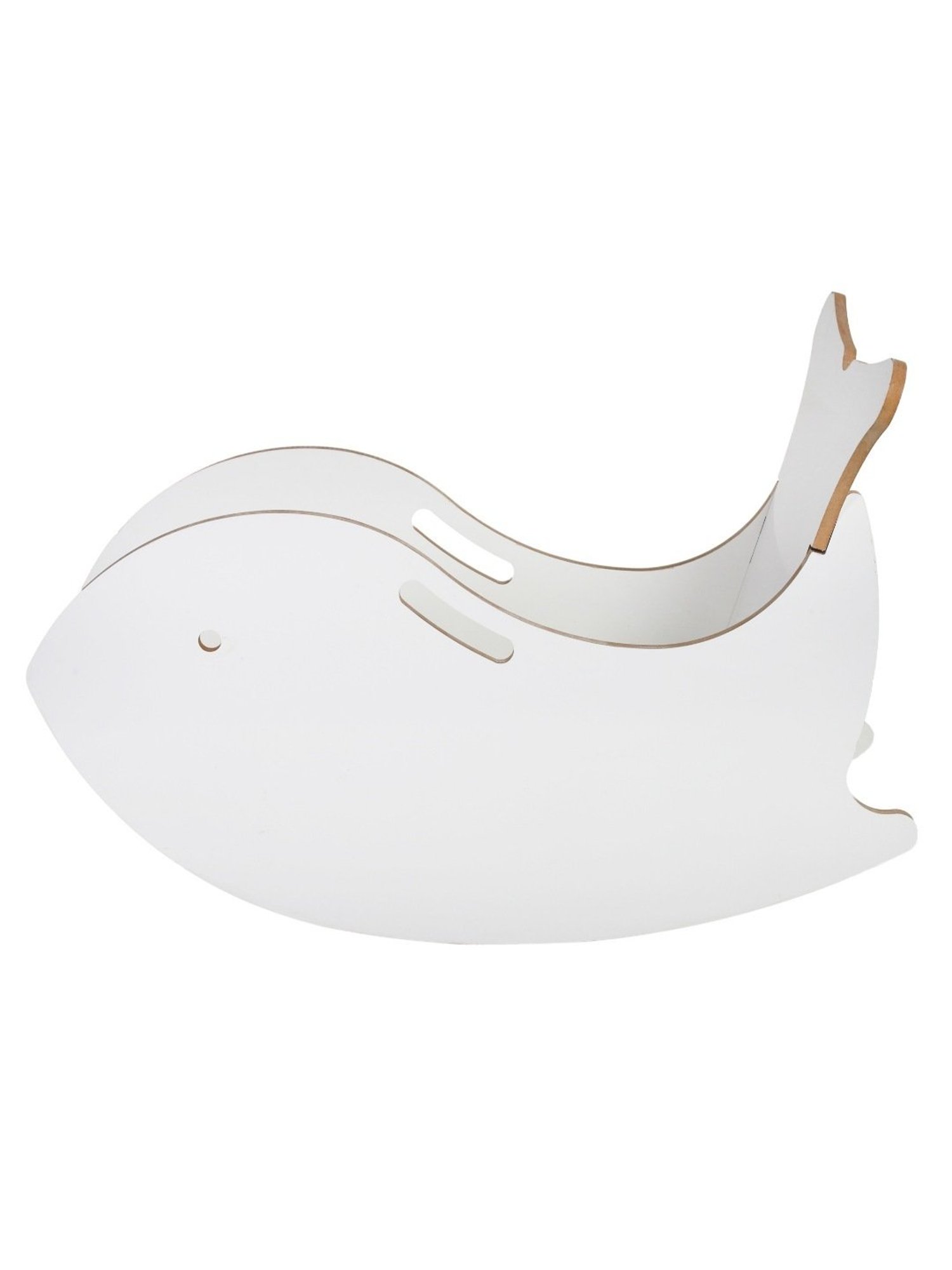 Kiddery White Montessori Inspired Whale Rocking Chair for Kids (Age 3-8 Years)