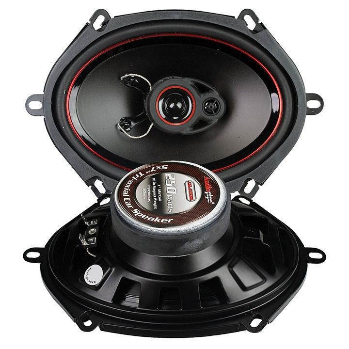 Audiopipe CSL5703R Speaker 5x7" 3-way [pair] 250 Watt Pp Cone