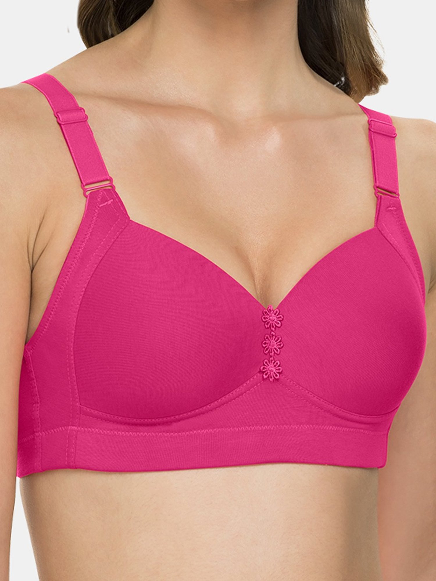 Tweens Raspberry Non Wired Padded Minimizer Bra