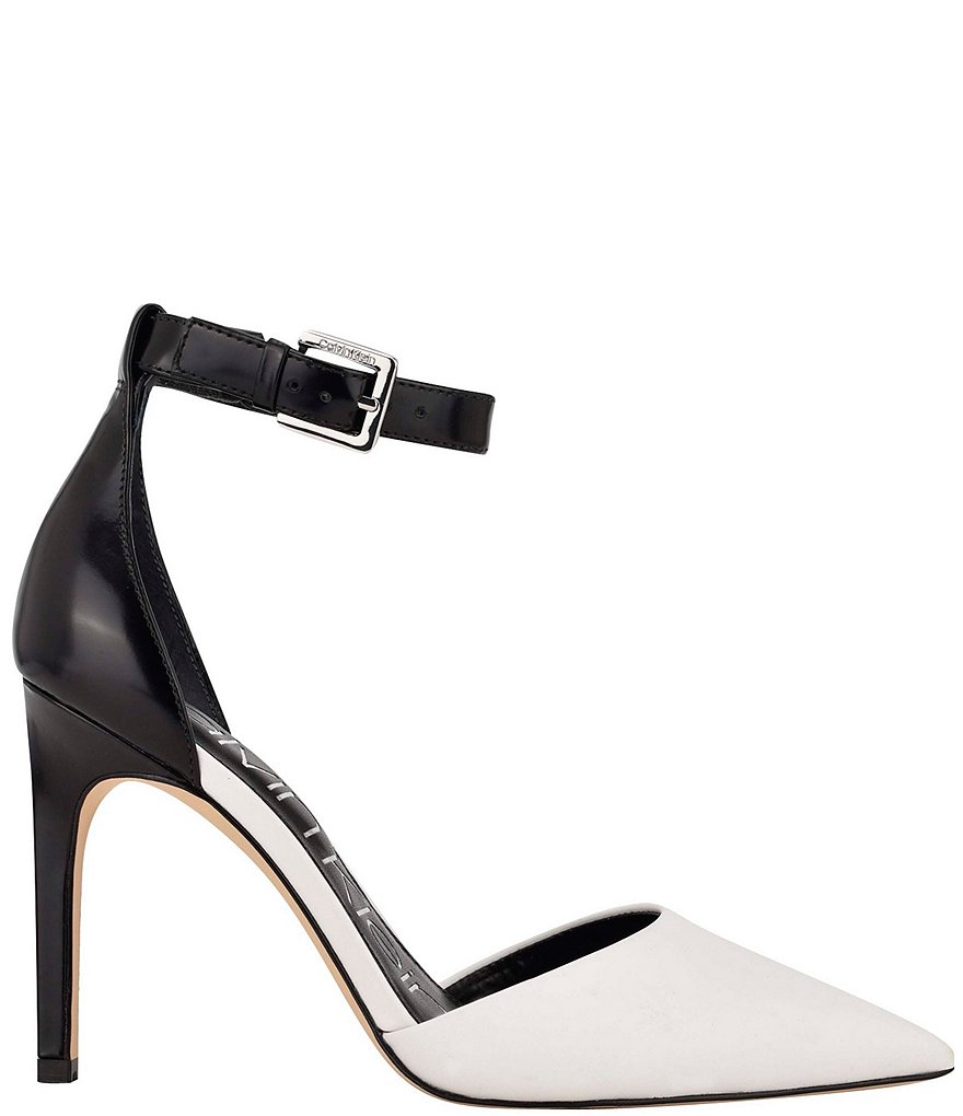 Deltan Tessa Croc-Embossed T-Strap Block Heel Pumps