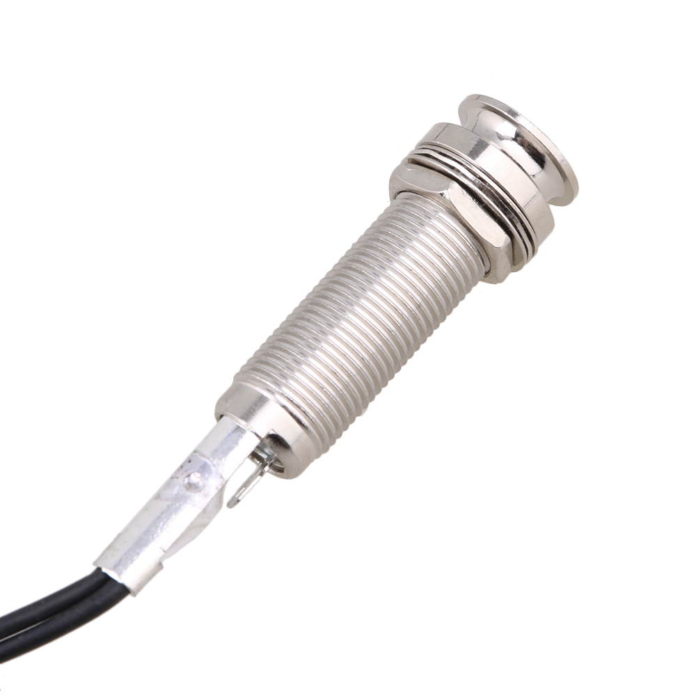 BQLZR High Ohmic Mandolin Internal Mounted Dual Sensor Pickup Pack of 5 Black