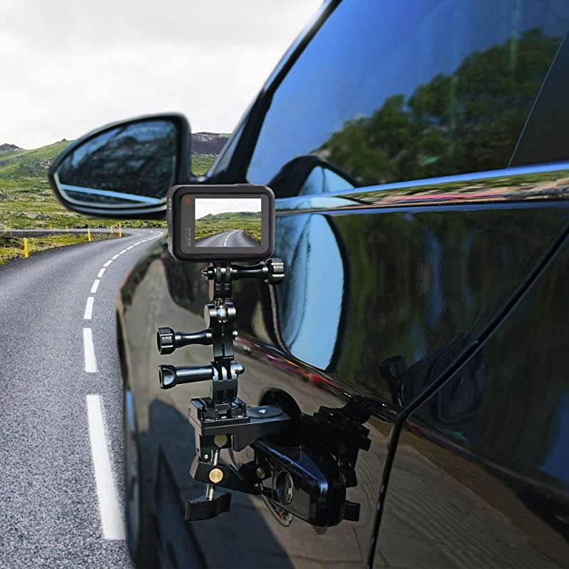 Alloy 360 Degree Rotation Ball Joint Mount Adapter Swivel Arm Mount Pivot Extension Accessories Compatible with Gopro Hero 98765 Black YI DJI Action Camera and Most Action Cameras