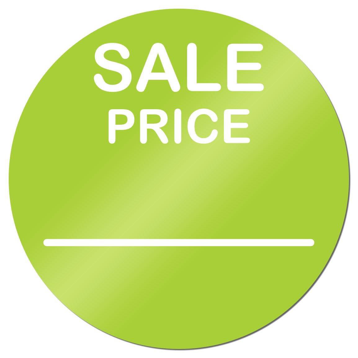 Sale Price 2 inch Round Sticker Label Retail Store Tag Lime 900 Labels