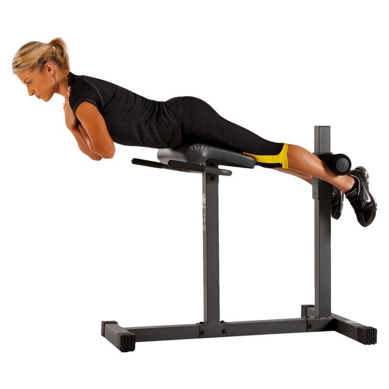 Marcy Adjustable Hyper Extension Bench/Roman Chair - Black