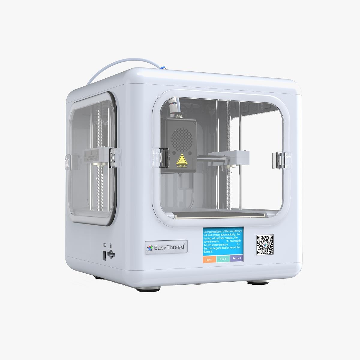 Easythreed ET-4000+ Desktop Mini 3D Printer 2.8-inch LCD Touch Screen 120*120*120mm Printing Size