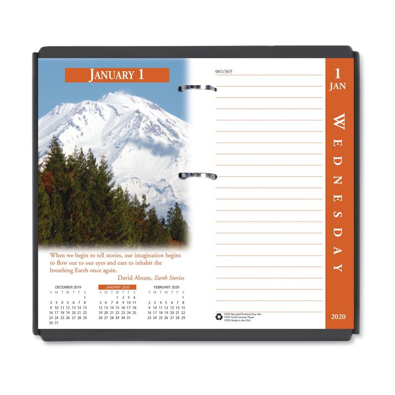 House Of Doolittle Earthscapes Desk Calendar Refill 3 1/2 x 6 2020 417