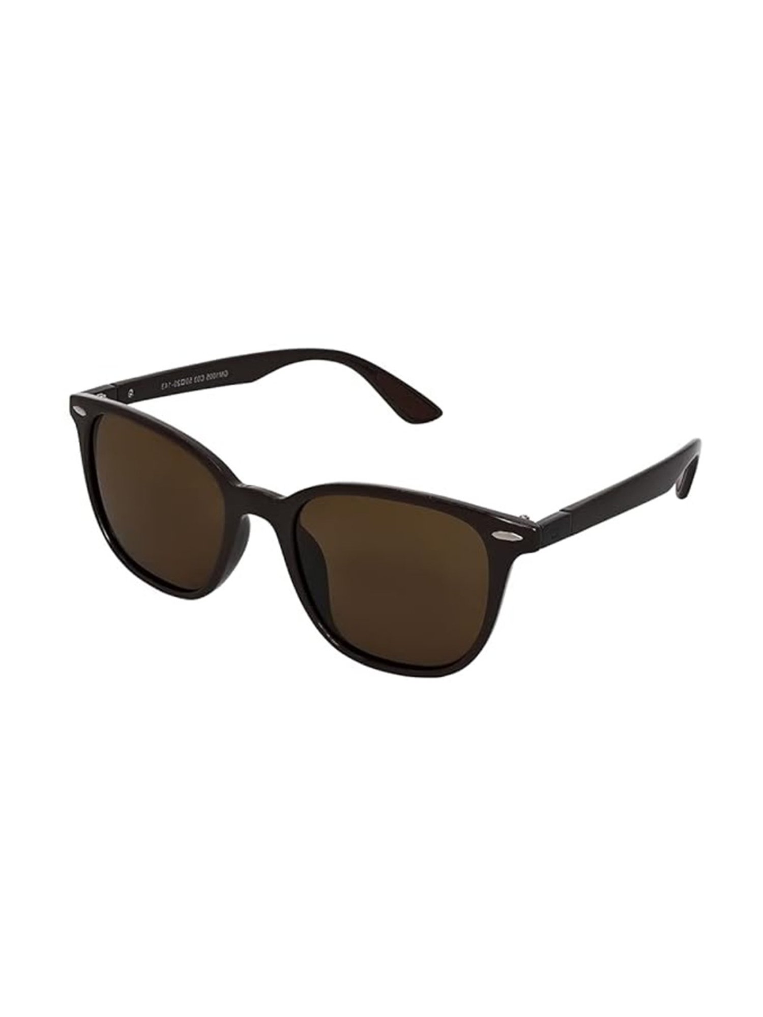 Gio Collection Brown Round UV Protection Unisex Sunglasses