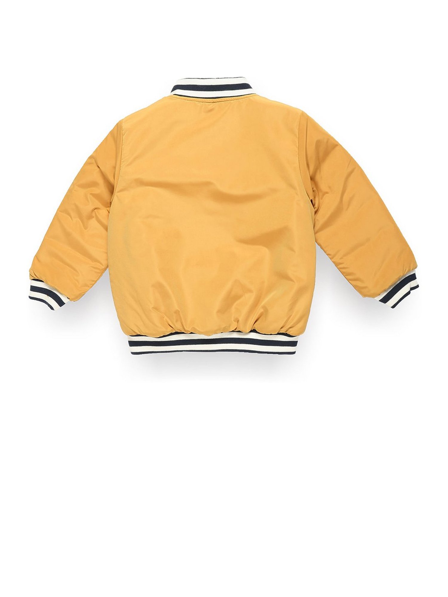 U.S. Polo Assn. Kids Yellow Solid Full Sleeves Bomber Jacket