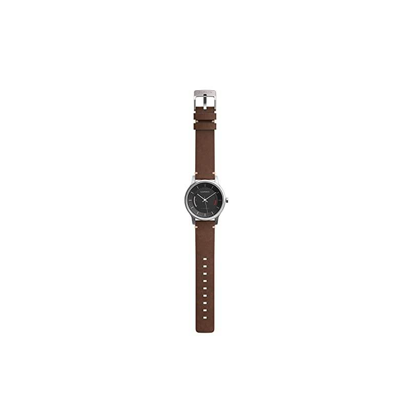 vivomove Premium - Stainless Steel with Leather Band
