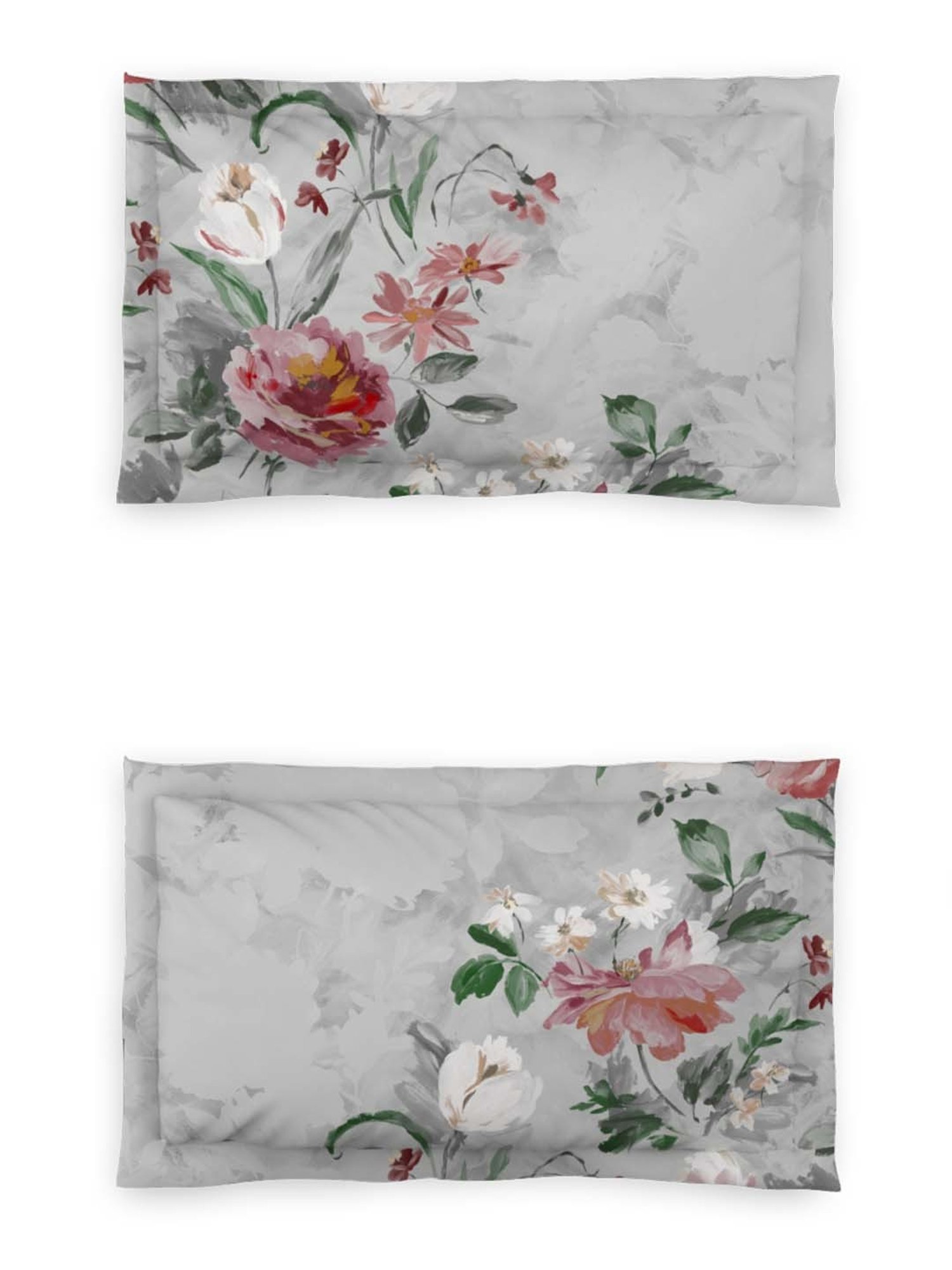 Ddecor Live beautiful Primary Red 144 TC Cotton Queen Bedsheet with 2 Pillow Covers