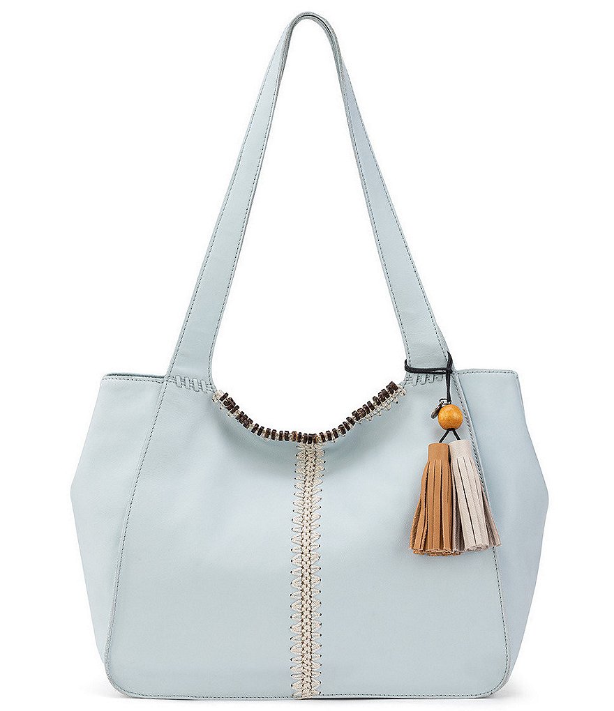 The Sak Huntley Leather Snap Tote Bag