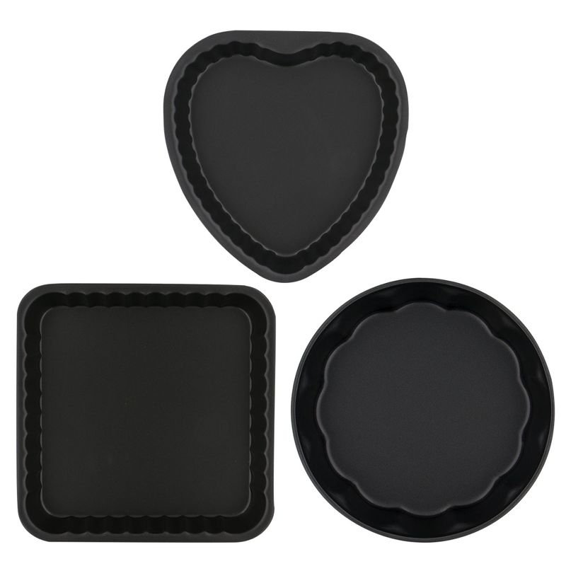 Ballarini La Patisserie Nonstick 3-pc Scalloped Cake Pan Set