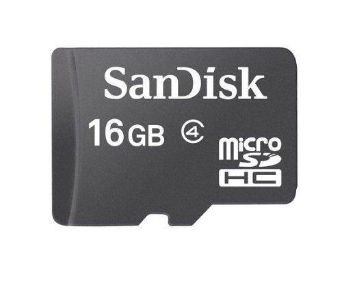 SanDisk 16GB Micro SDHC Memory Card with SD Adapter w/USB High Speed SDHC/SDXC & MicroSDHC/MicroSDXC Card Reader