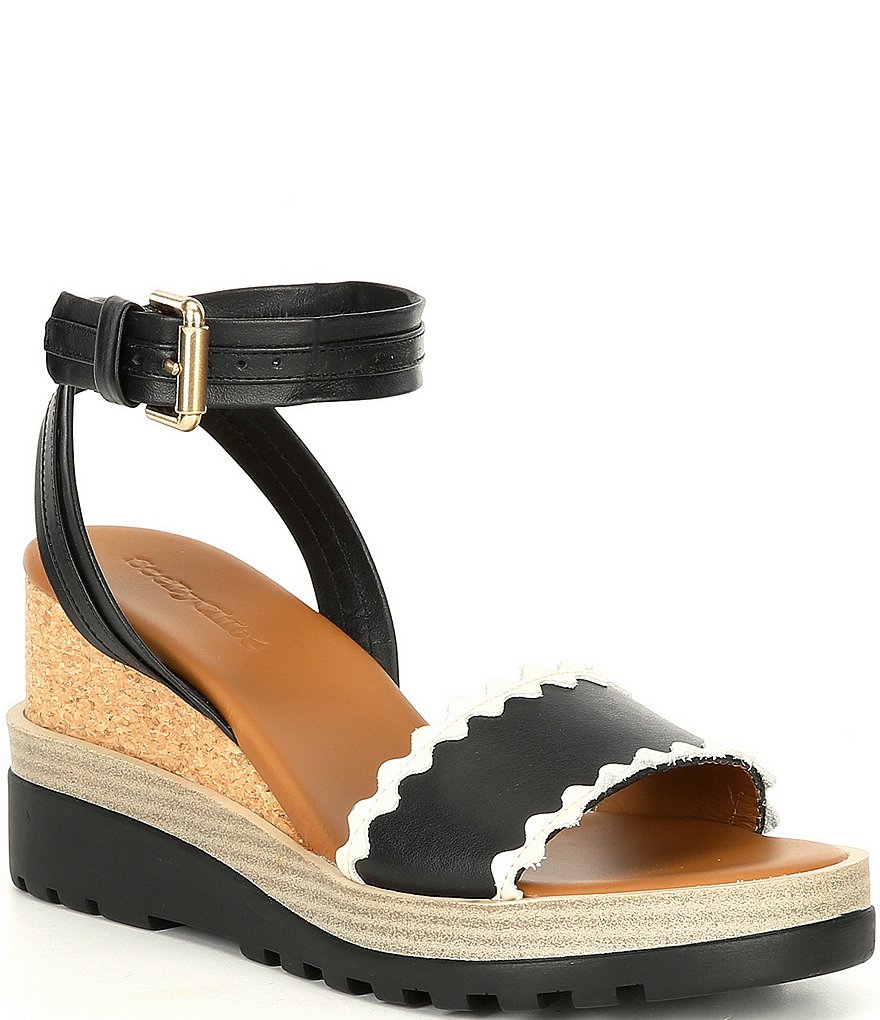See By Chloe Robin Leather Wedges