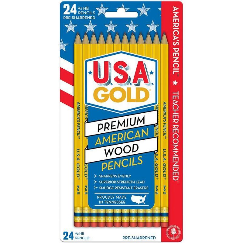 Write Dudes #2 Pre Sharpened Pencils, 1mm, 24ct