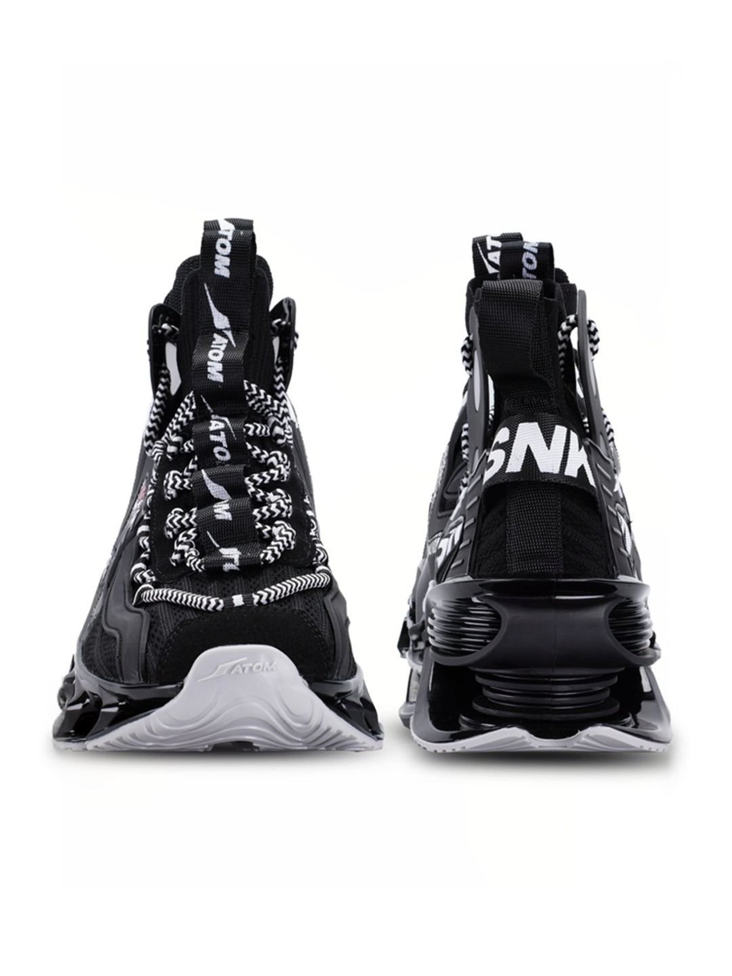 Atom Men's Alpha Predator Black Running Shoes