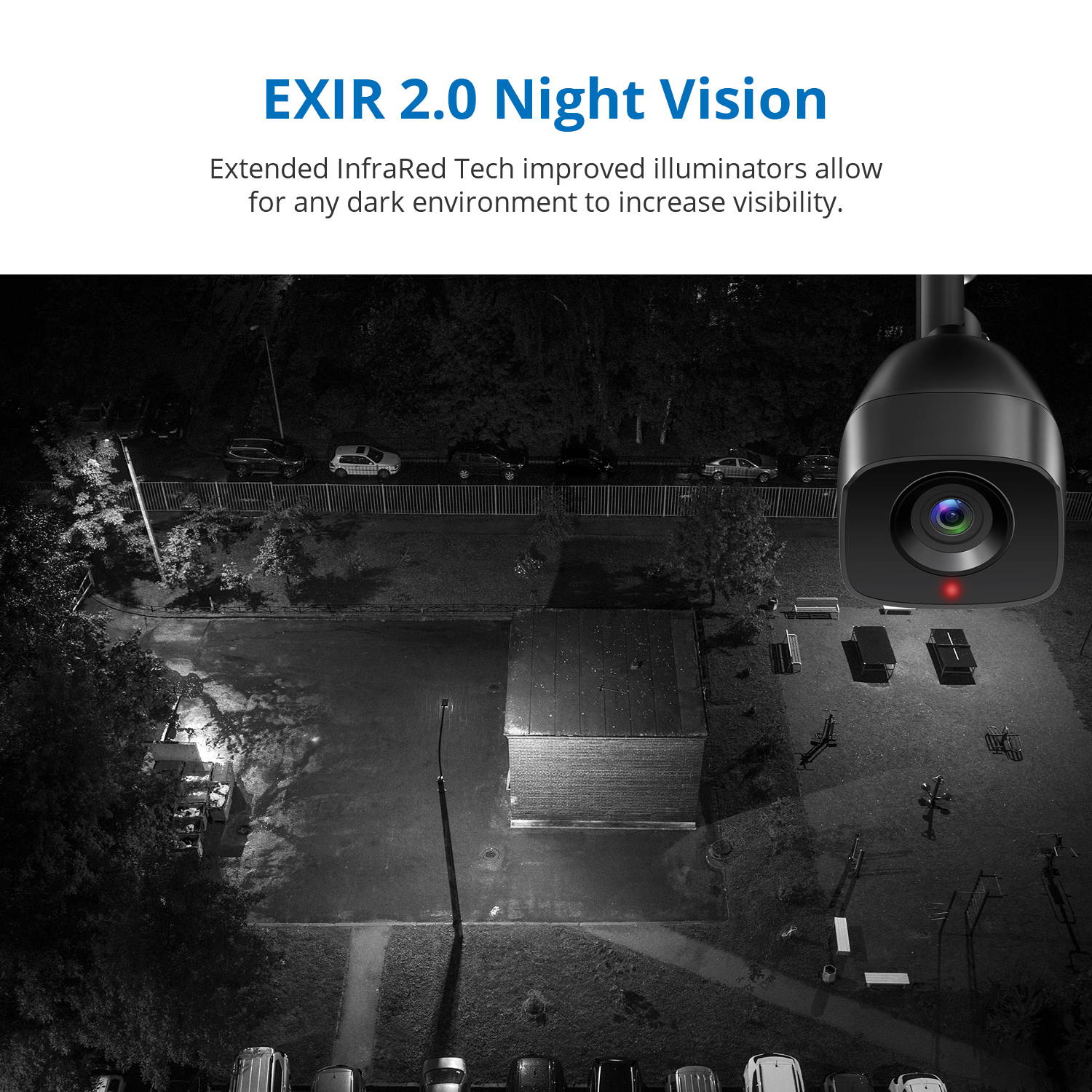 SANNCE 4CH 1080p Security Camera System 5-in-1 CCTV DVR Recorder with no HDD