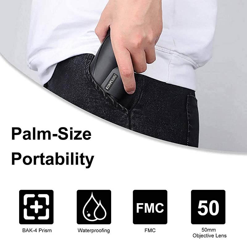 Telescope12X50 High PowerampHD with Universal Smartphone Holder and Wireless Remote ControlWaterproof Scope BAK4 Prism for Bird Watching Hunting Surveillance Hiking