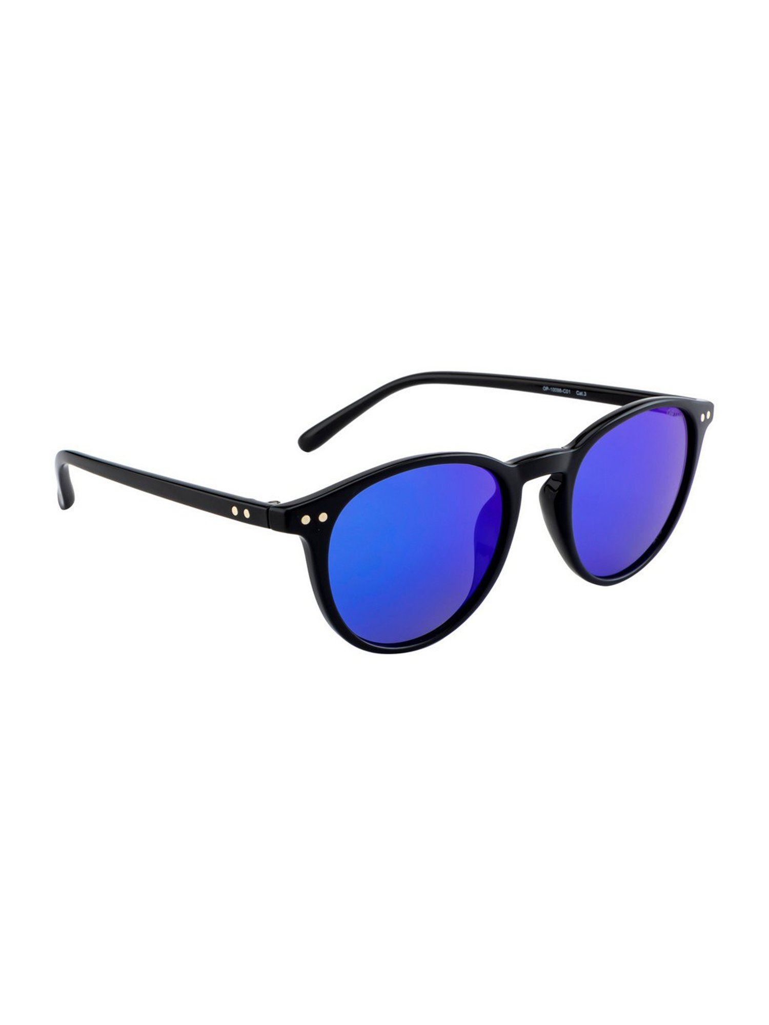 Opium Blue UV Protection Round Unisex Sunglasses
