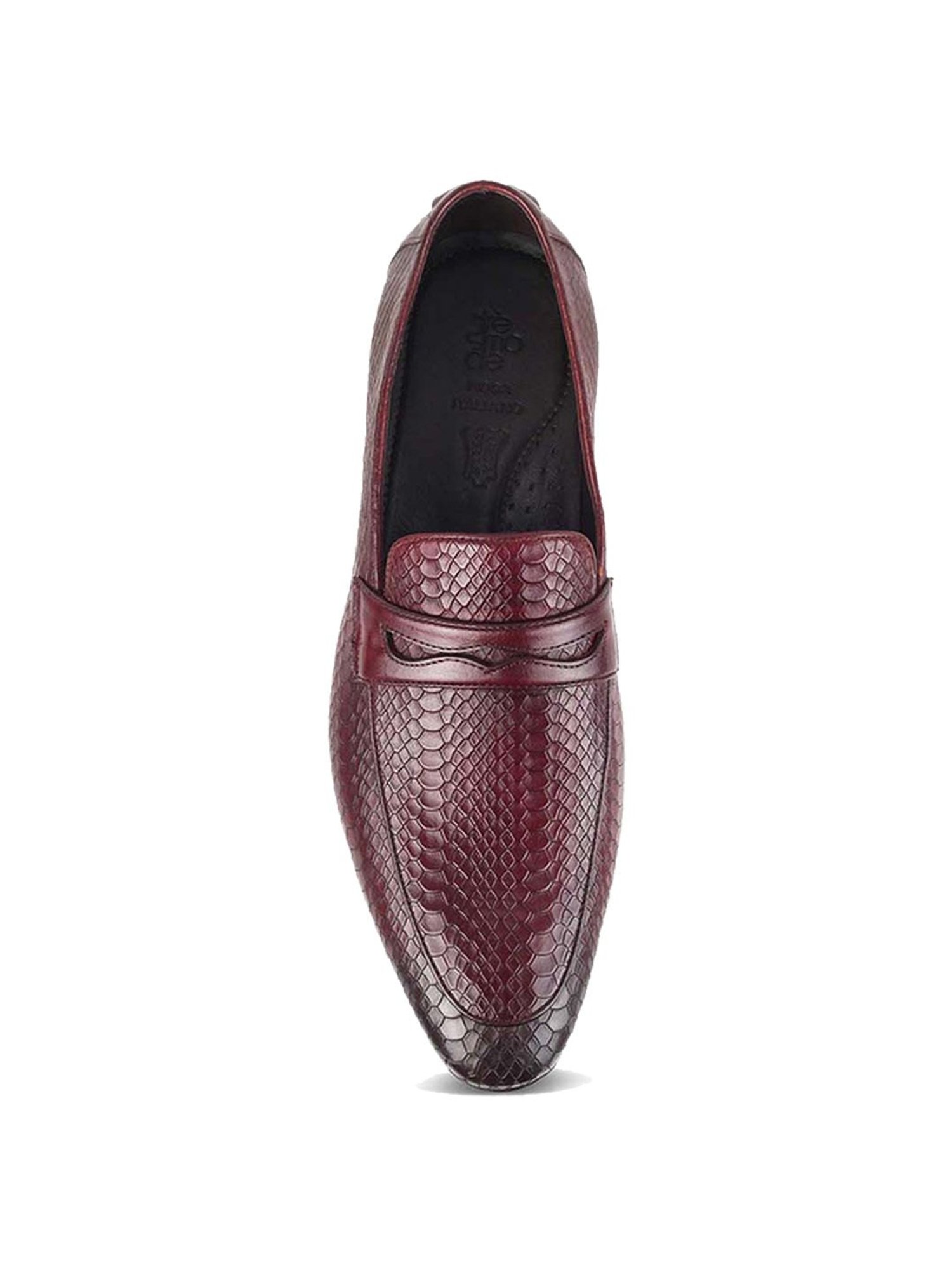 Tresmode Men's Wine Formal Loafers