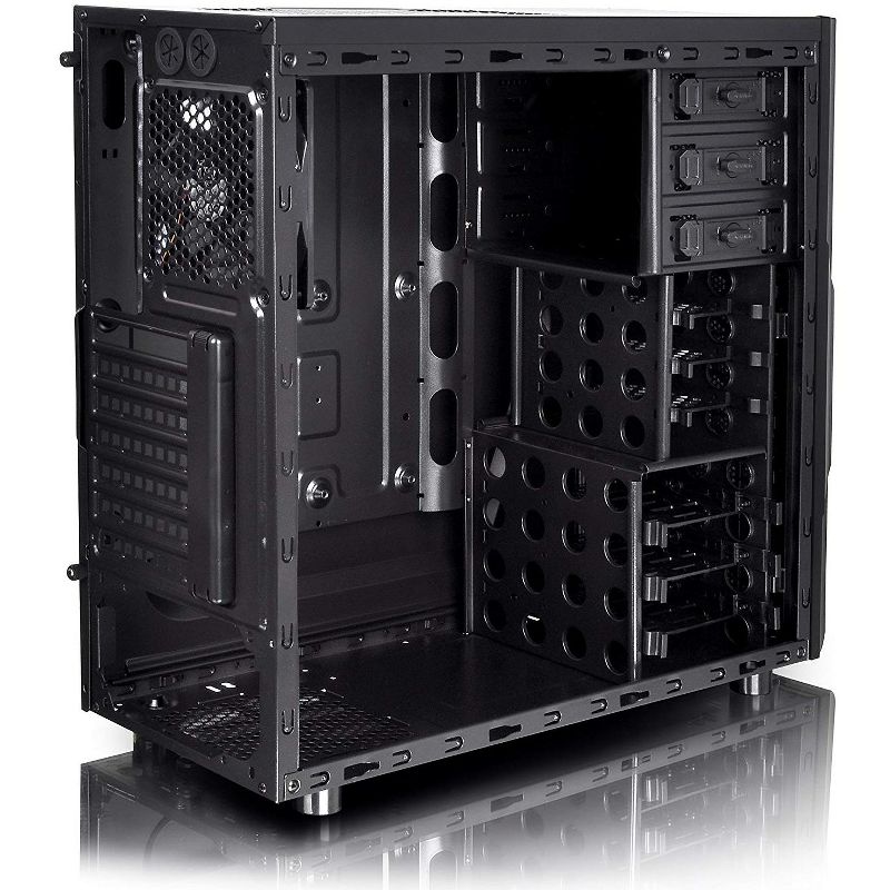 Fractal Design Node 202 Computer Case - Black - 2 x Bay - 1 x 450 W - Power Supply Installed - Mini ITX Motherboard Supported - 7.72 lb